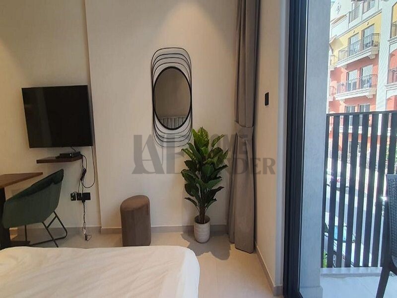 Studio Apartments for rent in Beverly Residence JVC Dubai.