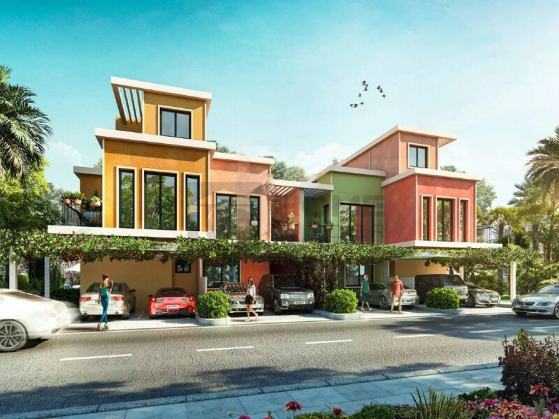 Townhouse for Sale in Portofino's - Damac Lagoons, Dubai - Single Row 4BR | Near Lagoons | Spacious Layout at 2800000 AED