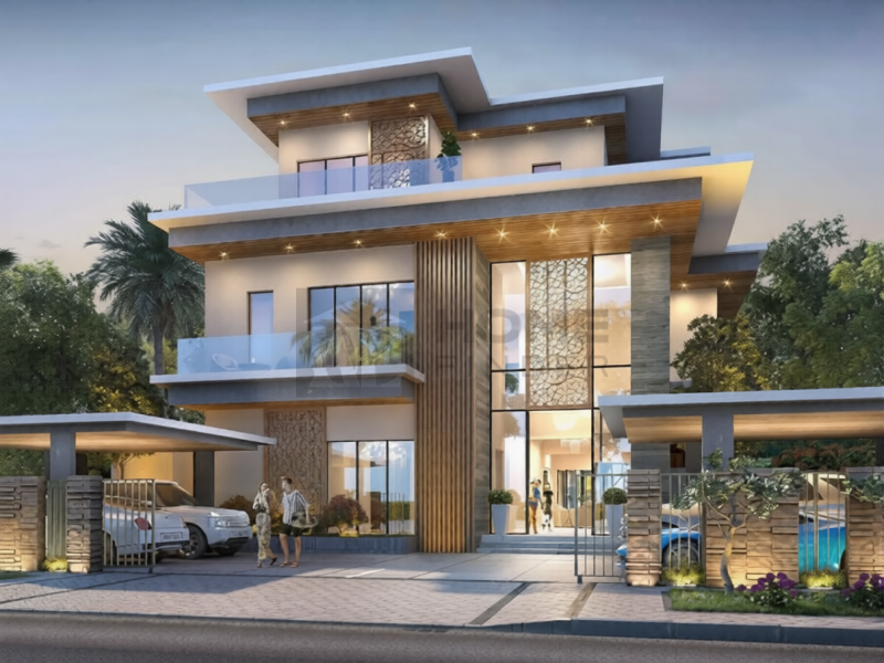 Villa for Sale in Damac Lagoons - Costa Brava 2, Dubai - Park Facing | Single row | Close to lagoon at 3150000 AED