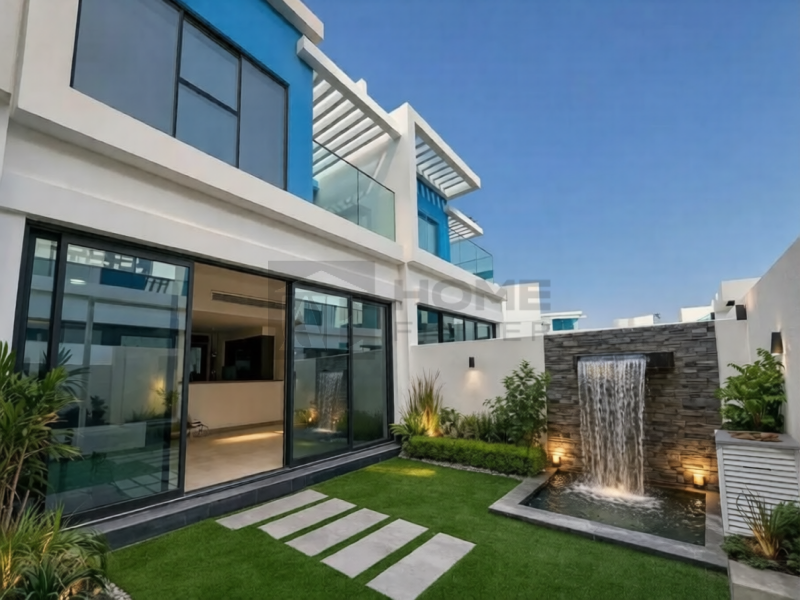 Townhouse for Sale in Damac Lagoons - Santorini's, Dubai - Park Backing | Single Row | Mortgage at 3425000 AED