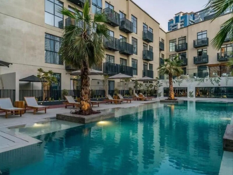 Apartment for Sale in Beverly Residence 1 - Jumeirah Village Circle, Dubai - Furnished Unit | Rented at 66K | Investor Deal at 700000 AED