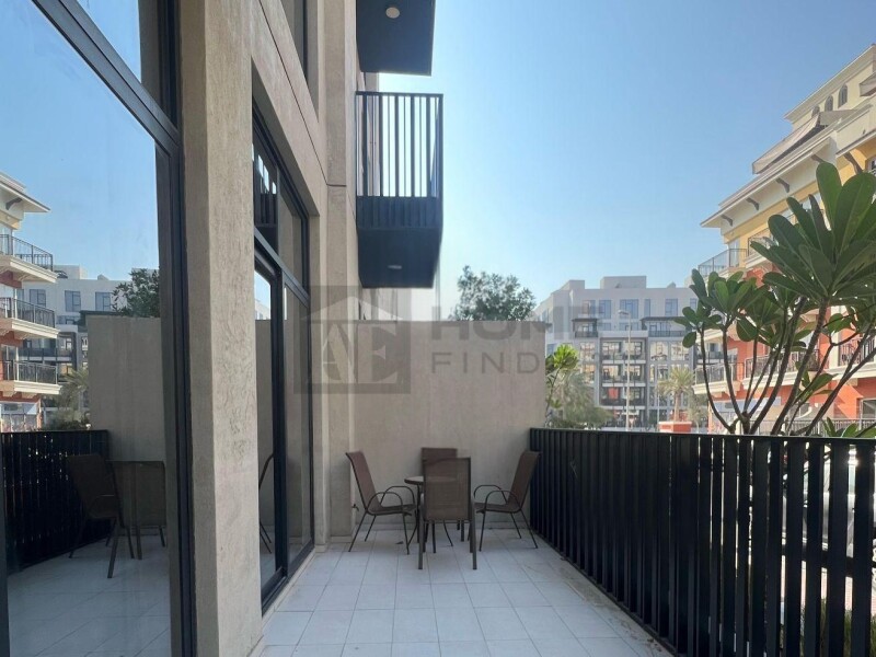 Apartment for Sale in Beverly Residence 1 - Jumeirah Village Circle, Dubai - Big Terrace | Rented | Fully Furnished at 1090000 AED