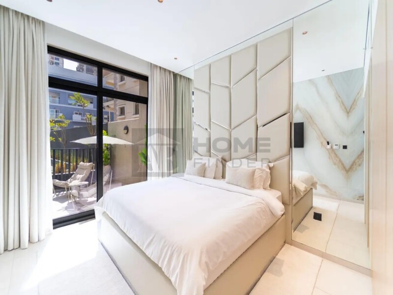Apartment for Sale in Beverly Residence 1 - Jumeirah Village Circle, Dubai - Pool View | Bright Unit | Fully Furnished at 3789999 AED