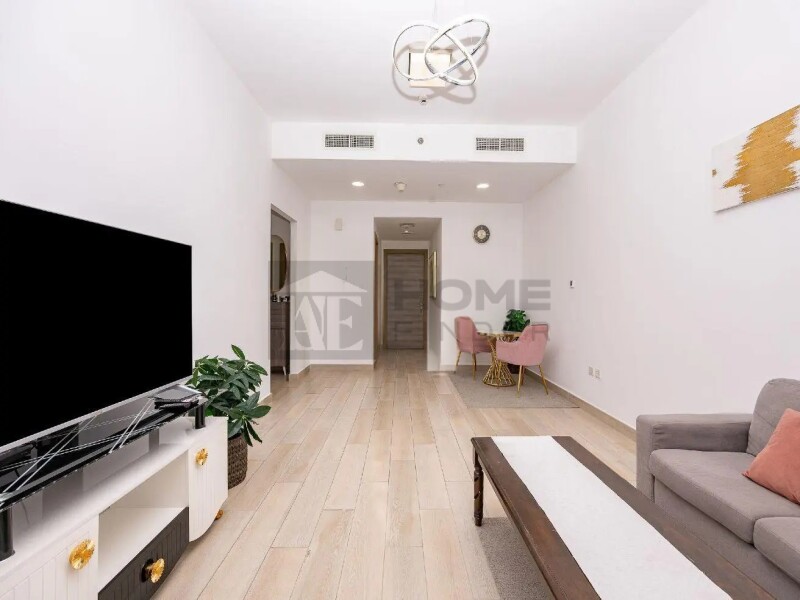 Apartment for Rent in Bloom Tower B - Jumeirah Village Circle, Dubai - Fully Furnished | Pool View | Large balcony at 85000 AED