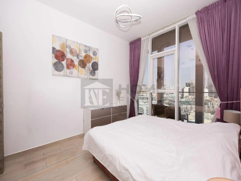Apartment for Rent in Bloom Tower B - Jumeirah Village Circle, Dubai - Fully Furnished | Pool View | Large balcony at 85000 AED