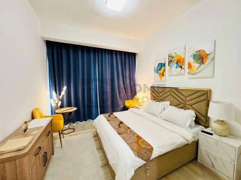 Apartment for Rent in Bloom Tower C - Jumeirah Village Circle, Dubai - Luxury Furnished | Skyline view | Higher floor at 49999 AED