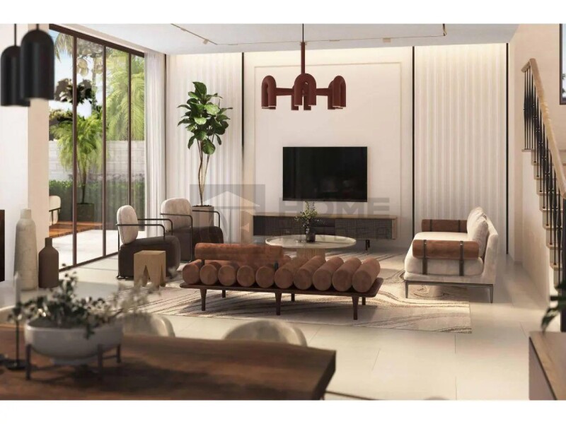 Townhouse for Rent in Damac Lagoons - Costa Brava 1, Dubai - 4BR Villa | Costa Brava | Balcony & Community View at 160000 AED