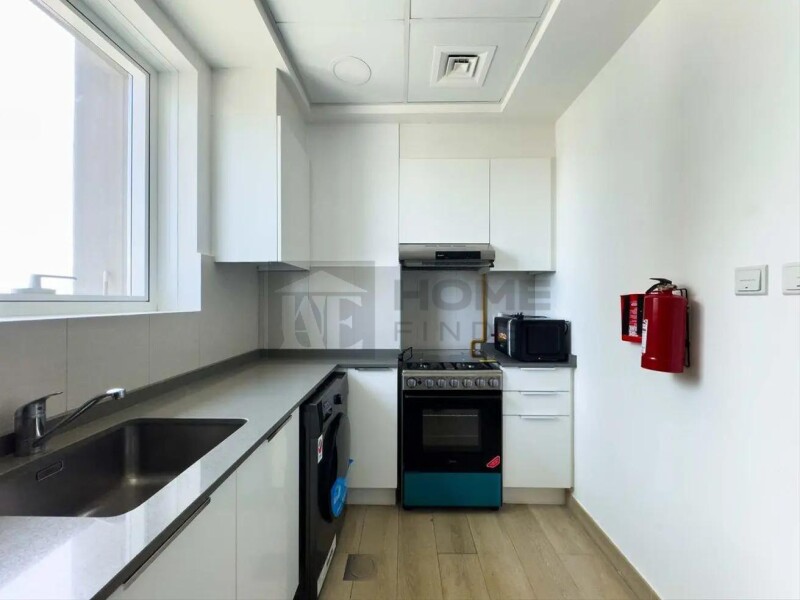 Apartment for Rent in Bloom Tower A - Jumeirah Village Circle, Dubai - Fully Furnished | Near Exit | Huge Corner Balcony at 69000 AED